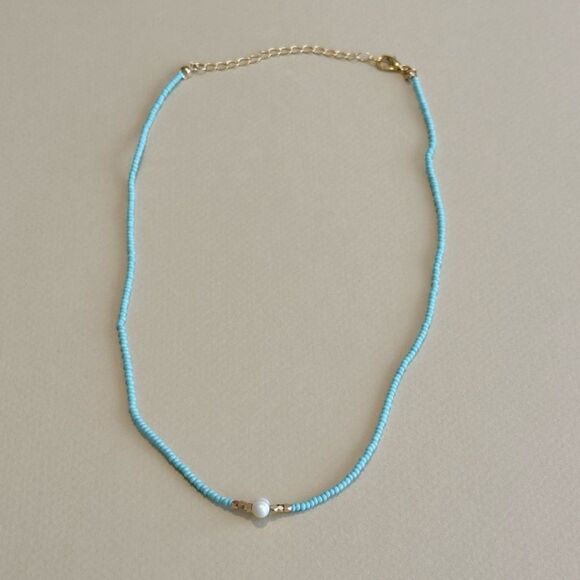 Boho beaded necklace N1335 - Picture 2 of 4